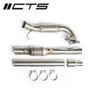 CTS TURBO MK5/6 GTI, A3 2.0T FWD DOWNPIPE w/ Catalytic Converter 