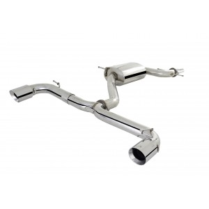 XFORCE VW MK6 Golf GTI & STAINLESS CAT BACK SYSTEM WITH VAREX CENTRE