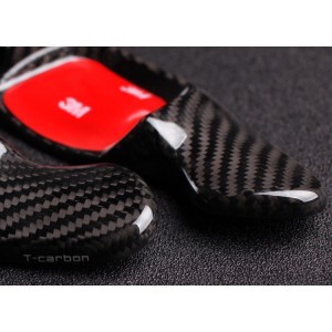 100% Carbon Fiber MK8 GTI Paddle Shifters - Black