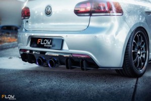 Flow Designs - VW MK6 Golf R Rear Spats V3 (Pair)