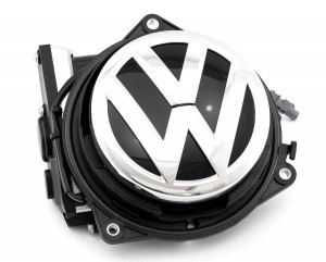 Volkswagen Genuine Flip Badge Static Rear View AV Composite Reverse Camera - Fits VW MK5, MK6, Polo 6R, Polo 6C, Passat B7 & B8, T-Roc