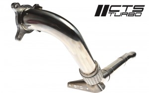 CTS Turbo MK6 Golf R/TTS Downpipe including 200 Cell Cat 