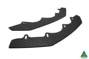 Flow Designs - MK8 Golf R Front Lip Splitter Extensions (Pair)