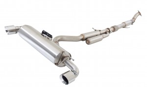 XFORCE - Toyota Yaris GR (2021+) - Polished Stainless Steel Varex Cat-Back System