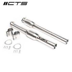 CTS TURBO MK3 TTRS/8V RS3 FACELIFT MID PIPES CATALYTIC CONVERTER