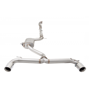 XFORCE VW MK6 Golf GTI & SCIROCCO R STAINLESS FULL TURBO BACK EXHAUST SYSTEM WITH VAREX CENTRE