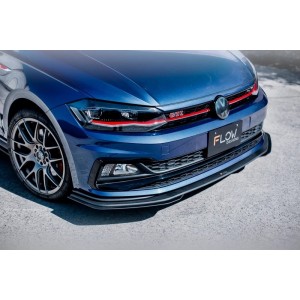 Flow Designs - Volkswagen AW Polo GTI Front Lip Splitter Extensions (Pair)