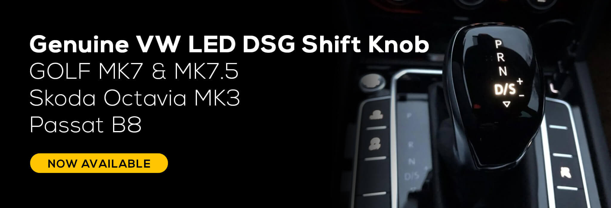 Genuine VW Digital DSG LED Shift Knob