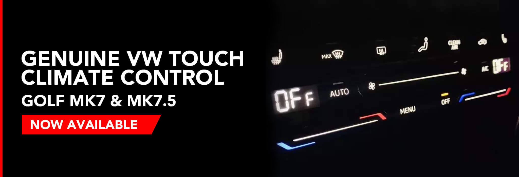 Genuine VW Touch Climate Control full set